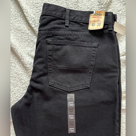 Urban Pipeline Jeans Straight Leg Regular Fit Black Size 40x32 - Picture 2 of 3